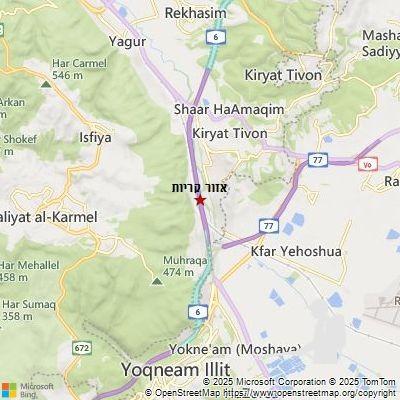 Image of אזור קריות area