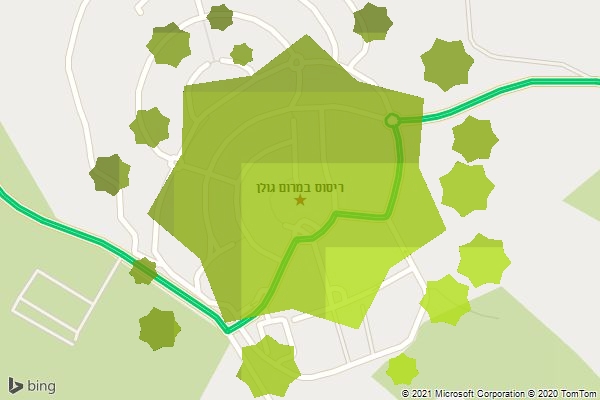 ריסוס במרום גולן
