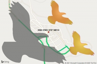 מרחיק יונים במעלה עמוס - הרחקת יונים במעלה עמוס