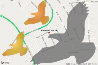 מרחיק יונים בתלם - הרחקת יונים בתלם
