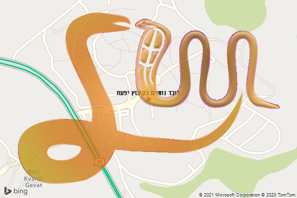 לוכד נחשים בקיבוץ יפעת