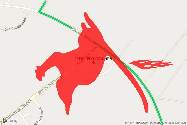 פינוי נבלה בכפר מרדכי