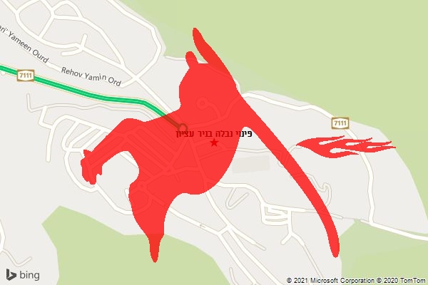 פינוי נבלה בניר עציון