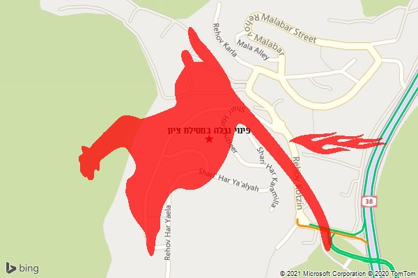 פינוי נבלה במסילת ציון