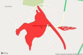 פינוי פגר בקיבוץ המעפיל - פינוי נבלה בקיבוץ המעפיל