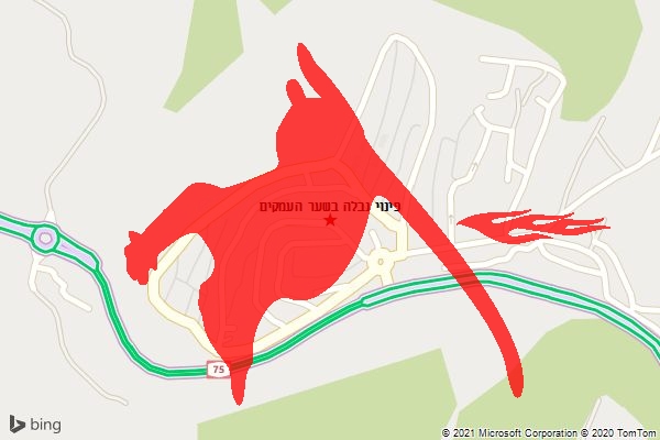 פינוי נבלה בשער העמקים