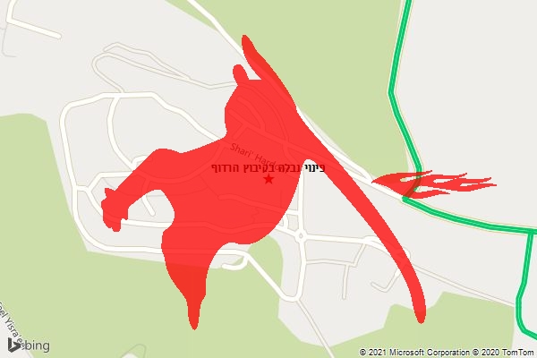 פינוי נבלה בקיבוץ הרדוף