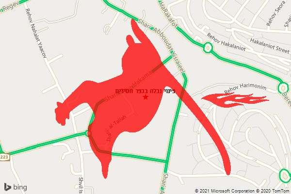 פינוי נבלה בכפר חסידים