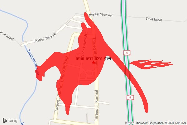 פינוי נבלה בבית חנניה