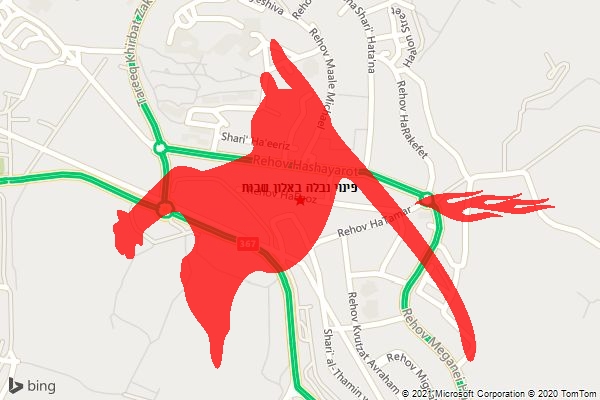 פינוי נבלה באלון שבות